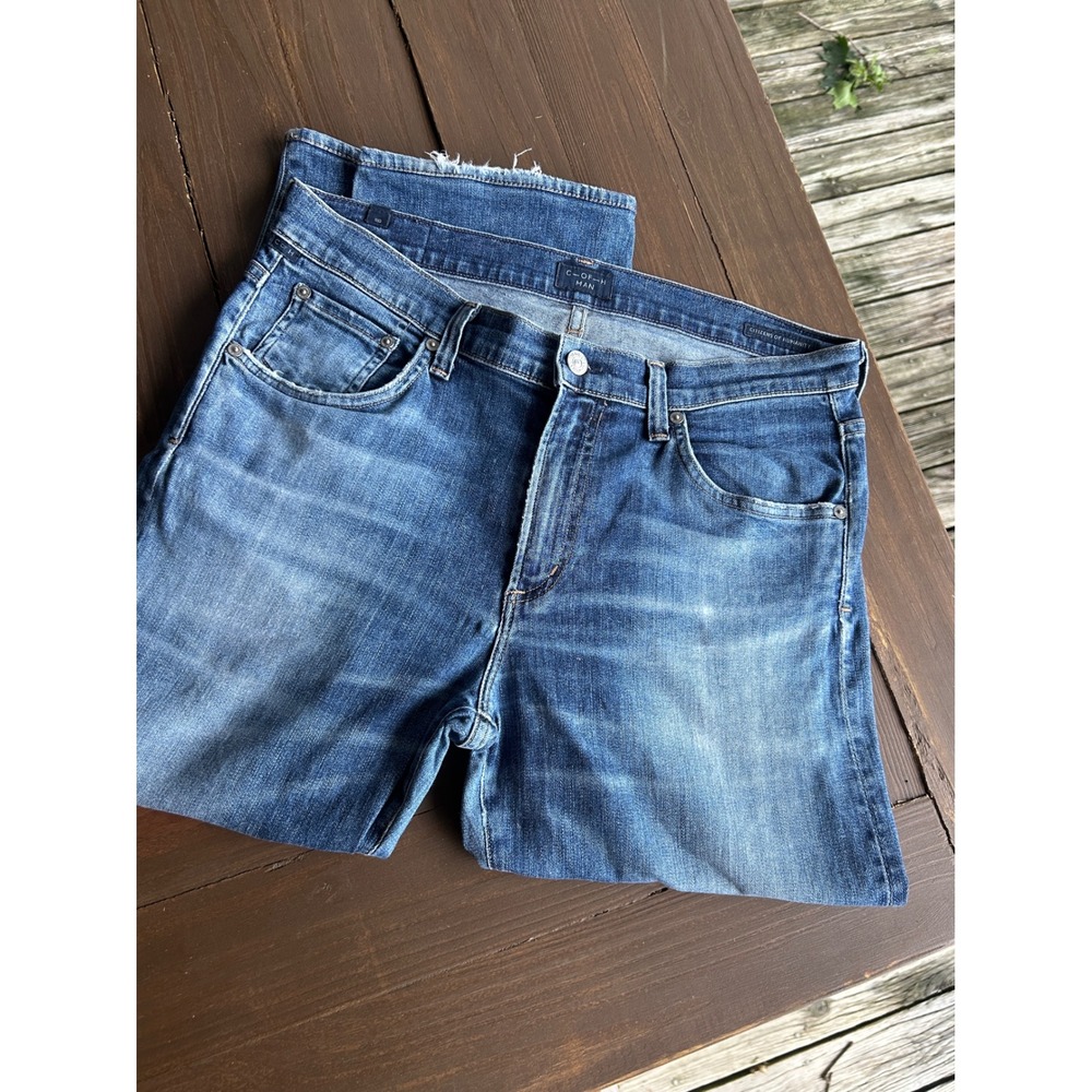 Citizens of Humanity Mens Sid Straight Leg Jeans Blue Wash 604-372 Made in USA - Picture 5 of 16